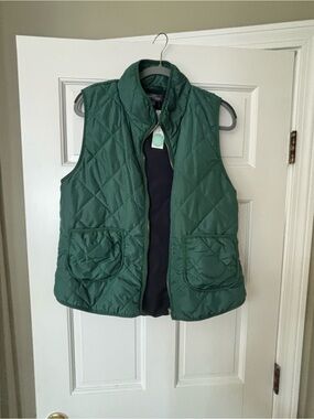 Market & Spruce Quilted Green Vest